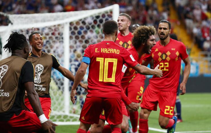 Pasaulio futbolo čempionato aštuntfinalis: Belgija – Japonija