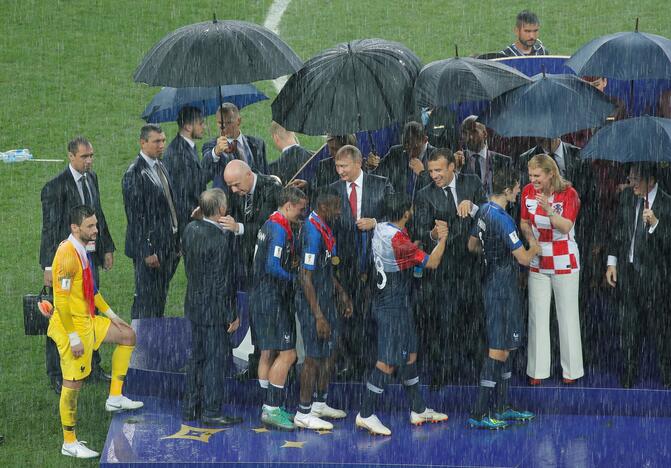 Pasaulio futbolo čempionato finalas: Prancūzija – Kroatija