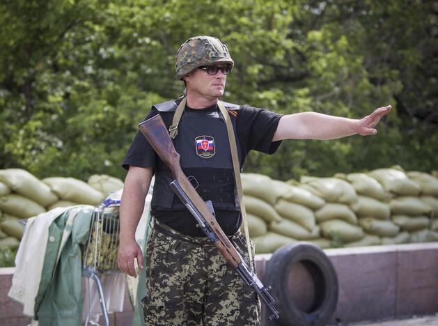 Prorusiški separatistai: Ukrainos pajėgų atitraukimas būtų raktas į taiką