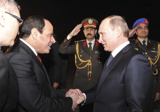 Abdel Fattah al-Sisi ir Vladimiras Putinas