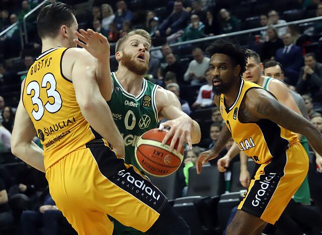 KMT ketvirtfinalis: Žalgiris - Šiauliai 105 : 66