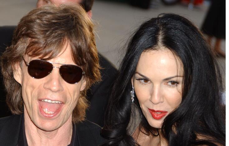 Mickas Jaggeris ir L Wren Scott