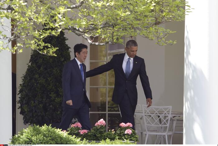 Shinzo Abe ir Barackas Obama