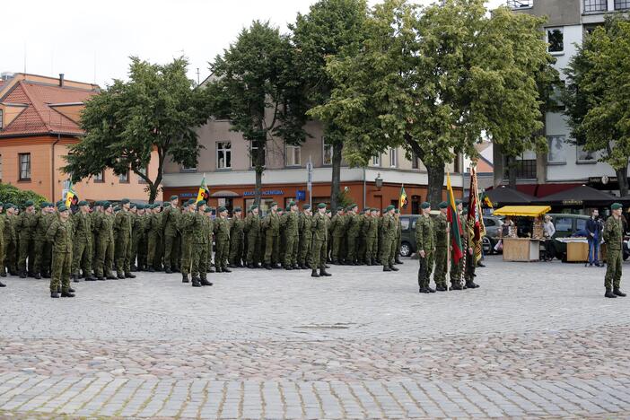 Dragūnų bataliono jubiliejaus iškilmes