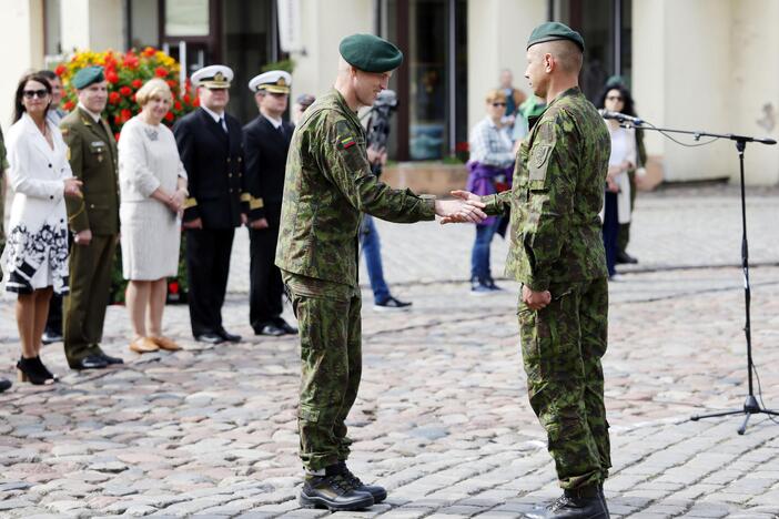 Dragūnų bataliono jubiliejaus iškilmes