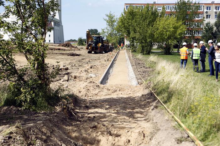 Apžiūrėjo tvarkomą Sąjūdžio parką