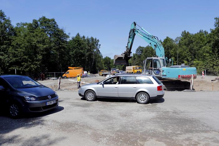 Tvarkoma Lideikio ir Pamario gatvių sankryža