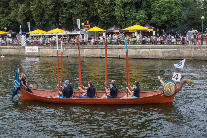 "Drakonų" laivų lenktynės 2018