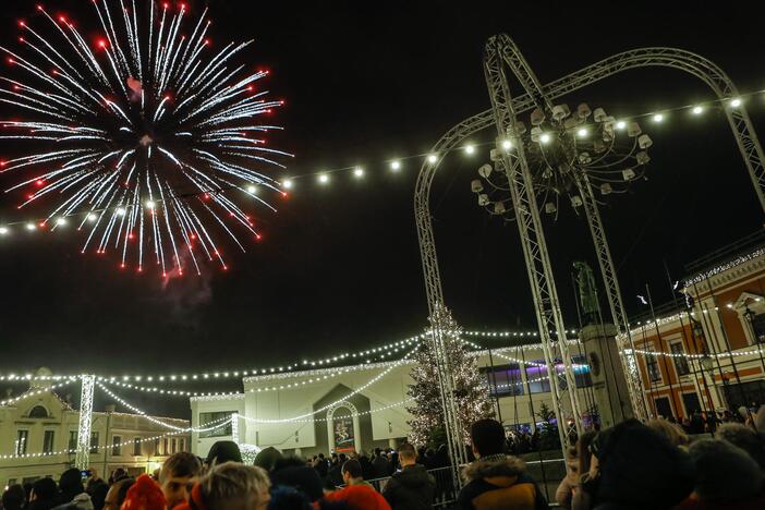 Naujametinis fejerverkas Klaipėdoje 2019