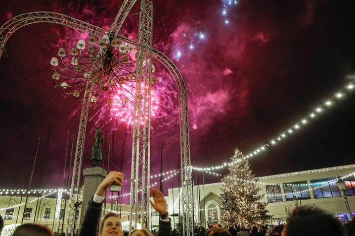 Naujametinis fejerverkas Klaipėdoje 2019