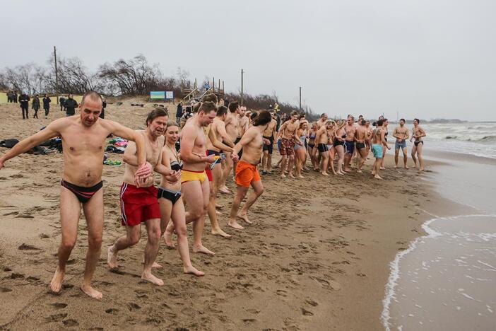 Maudynės jūroje 2017 metų rytą