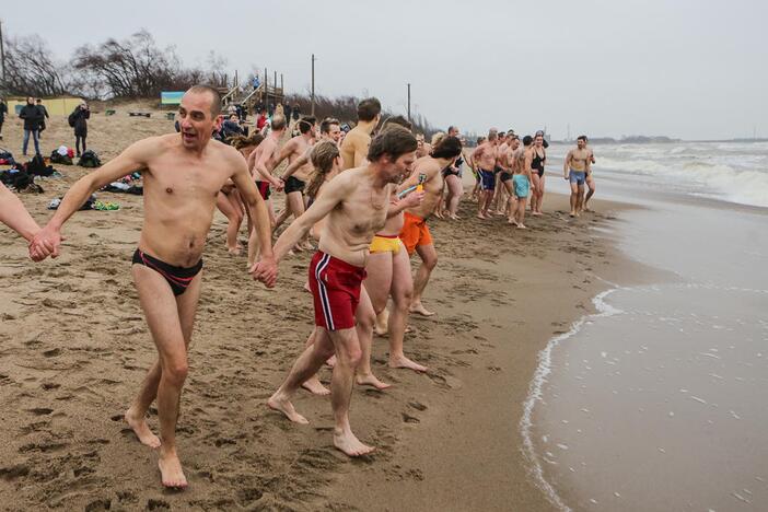 Maudynės jūroje 2017 metų rytą