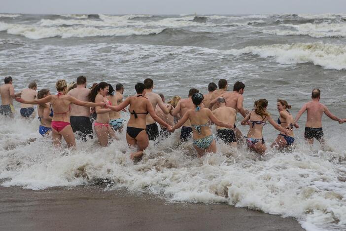 Maudynės jūroje 2017 metų rytą