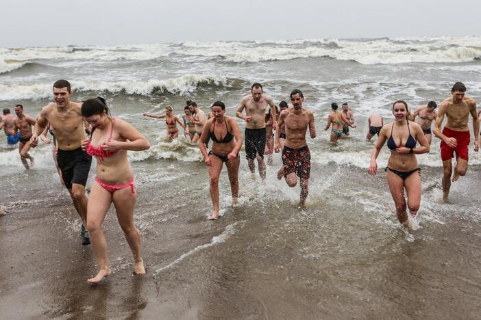 Maudynės jūroje 2017 metų rytą