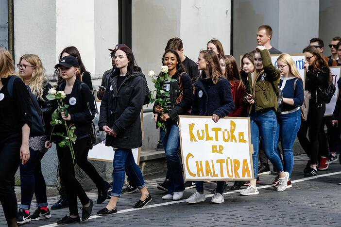 Studentų gedulo akcija