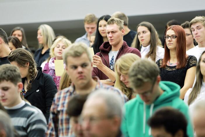 Klaipėdos universitetas pasveikino studentus