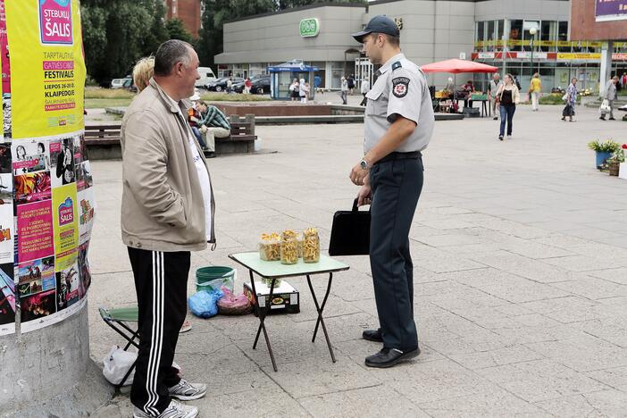 Uostamiesčio prekeives išvaikė tvirkintojai