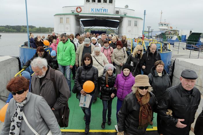 "Klaipėdos" prenumeratoriams atrakcija ant vandens