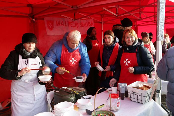 "Maltiečių" kalėdinės sriubos akcija