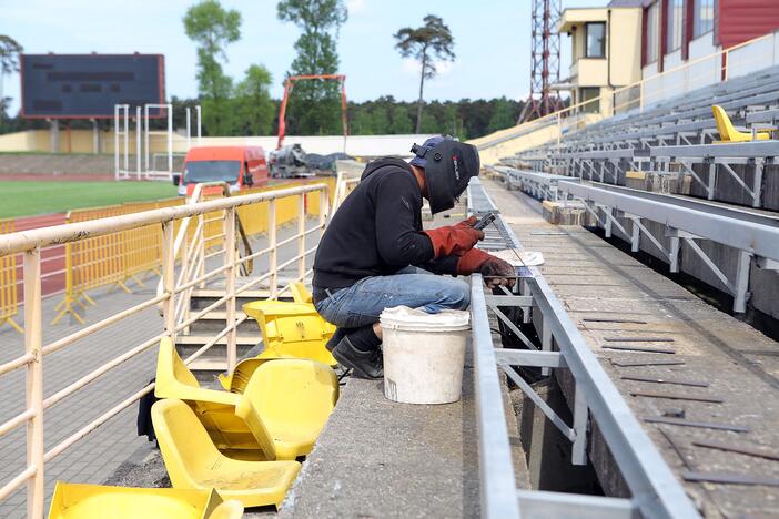 Klaipėdos stadiono remontas – pagal planą