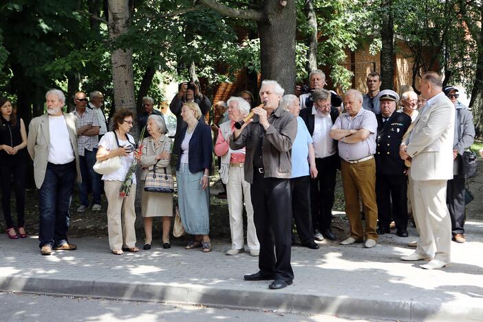 Atidengta Martyno Jankaus memorialinė lenta