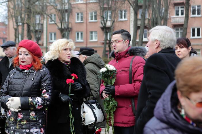 Veteranai minėjo raudonosios armijos įžengimo į Klaipėdą metinės