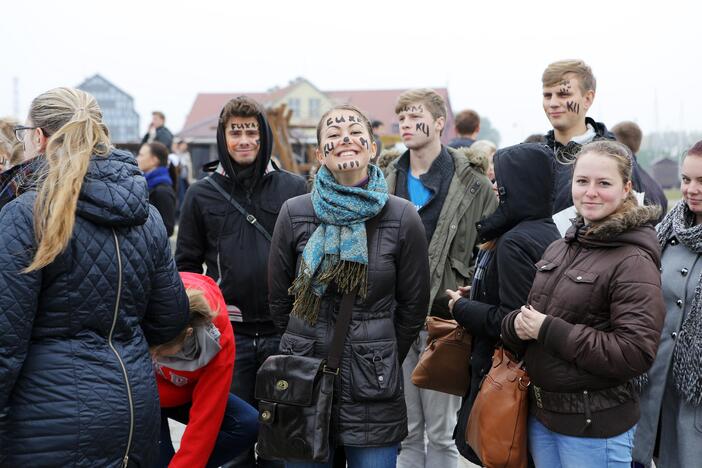 Klaipėdos universiteto "fuksų" krikštynos