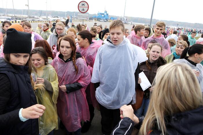 Klaipėdos universiteto "fuksų" krikštynos