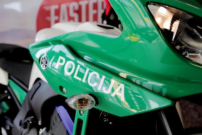 Policija įsigijo naują motociklą