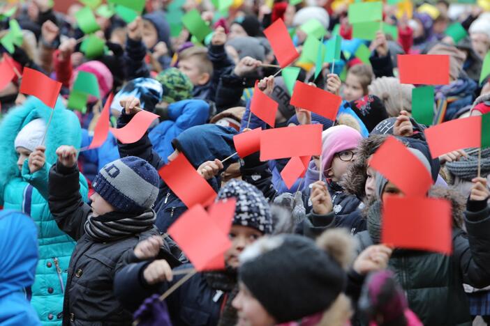 "Verdenės" mokyklos mokinių šokis