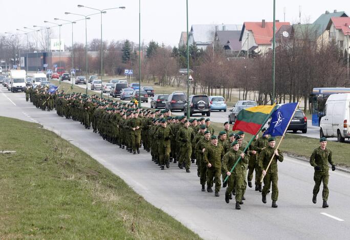 Klaipėdoje - karių bėgimas