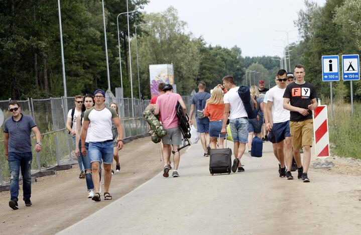 Karklėje – festivalininkų apgultis