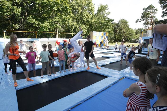 Palangoje atidarytas vasaros pramogų parkas