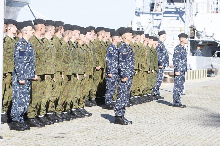 Šauktinių karių išlydėjimo į atsargą ceremonija