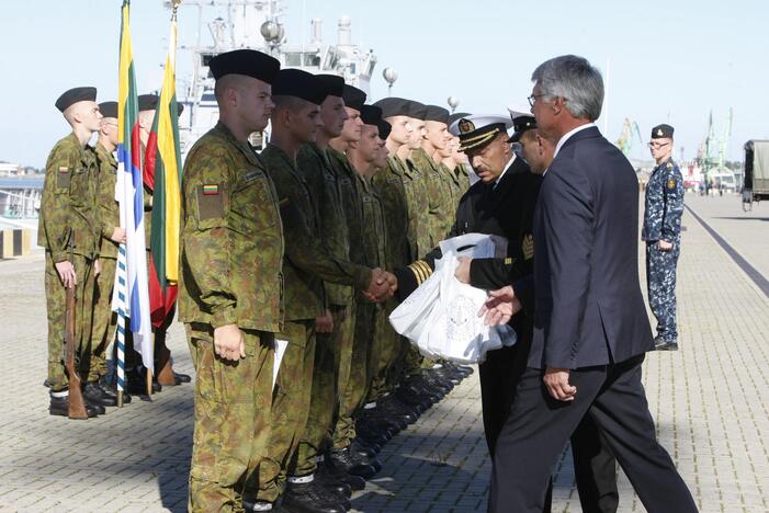 Šauktinių karių išlydėjimo į atsargą ceremonija