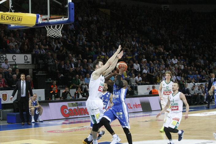 LKL pusfinalis: "Neptūnas" - "Žalgiris"