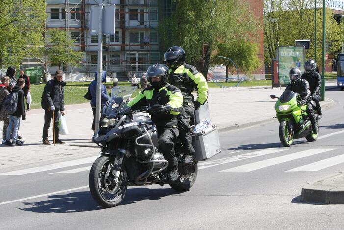 Baikerių sezono atidarymas Klaipėdoje