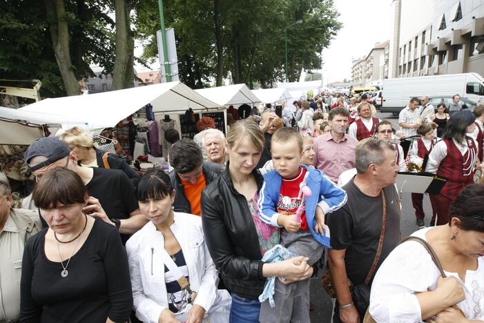 Jūros šventės vėliavos pakėlimo ceremonija