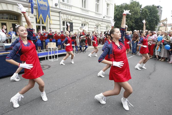 Jūros šventės vėliavos pakėlimo ceremonija