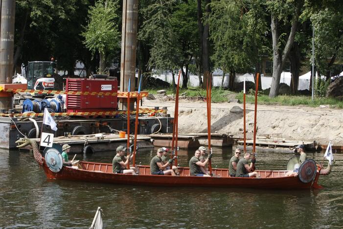 „Drakonų“ valčių lenktynės Dangėje 2020