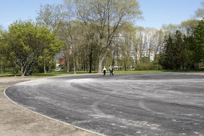 Uostamiestyje atnaujinami mokyklų stadionai