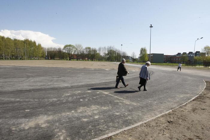 Uostamiestyje atnaujinami mokyklų stadionai