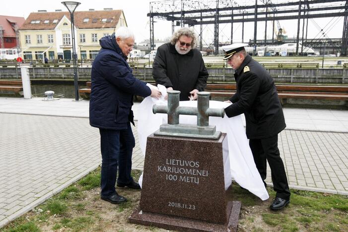 Laivo knechto atidengimo ceremonija