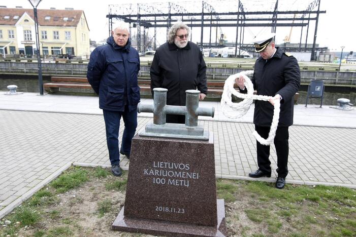 Laivo knechto atidengimo ceremonija