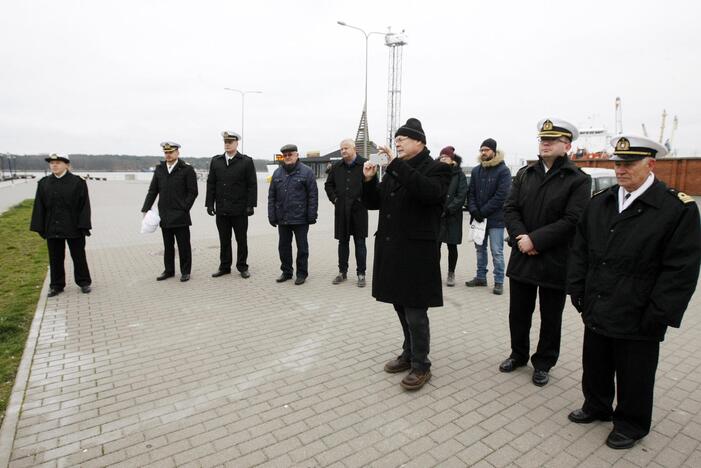 Laivo knechto atidengimo ceremonija