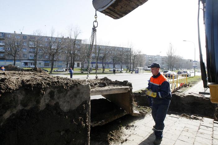 Šilumos tinklų remontas laukia starto