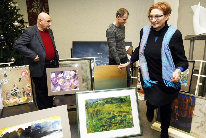 Ligoninės galerija pasipildė naujais darbais