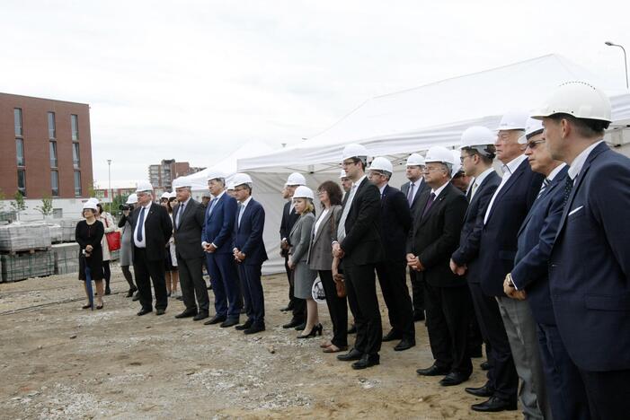 Mokslinių laboratorijų pastato statybų pradžios ceremonija