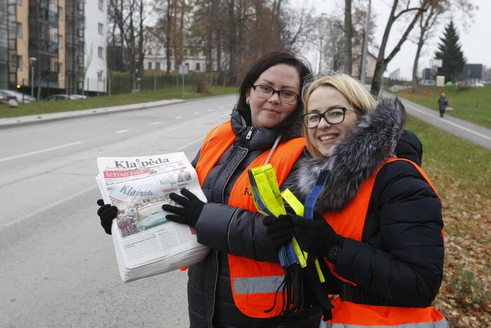 Dienraščio "Klaipėda" jubiliejinė akcija kelyje