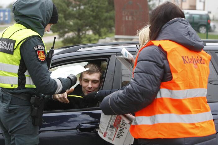 Dienraščio "Klaipėda" jubiliejinė akcija kelyje